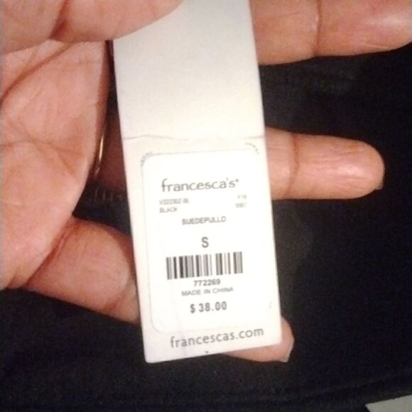 Francesca Kylie Faux leather leggings, nwt - Picture 6 of 8